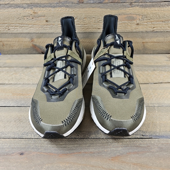 adidas Ultraboost 21 X Parley Men's Running Shoes Focus Olive Black - Picture 6 of 12